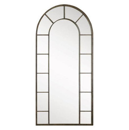 Arch Gold Metal Floor Mirror