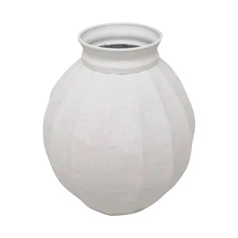 Metal Vessel Daphne - White