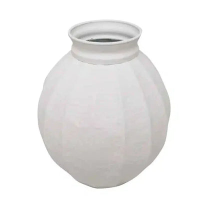 Metal Vessel Daphne - White