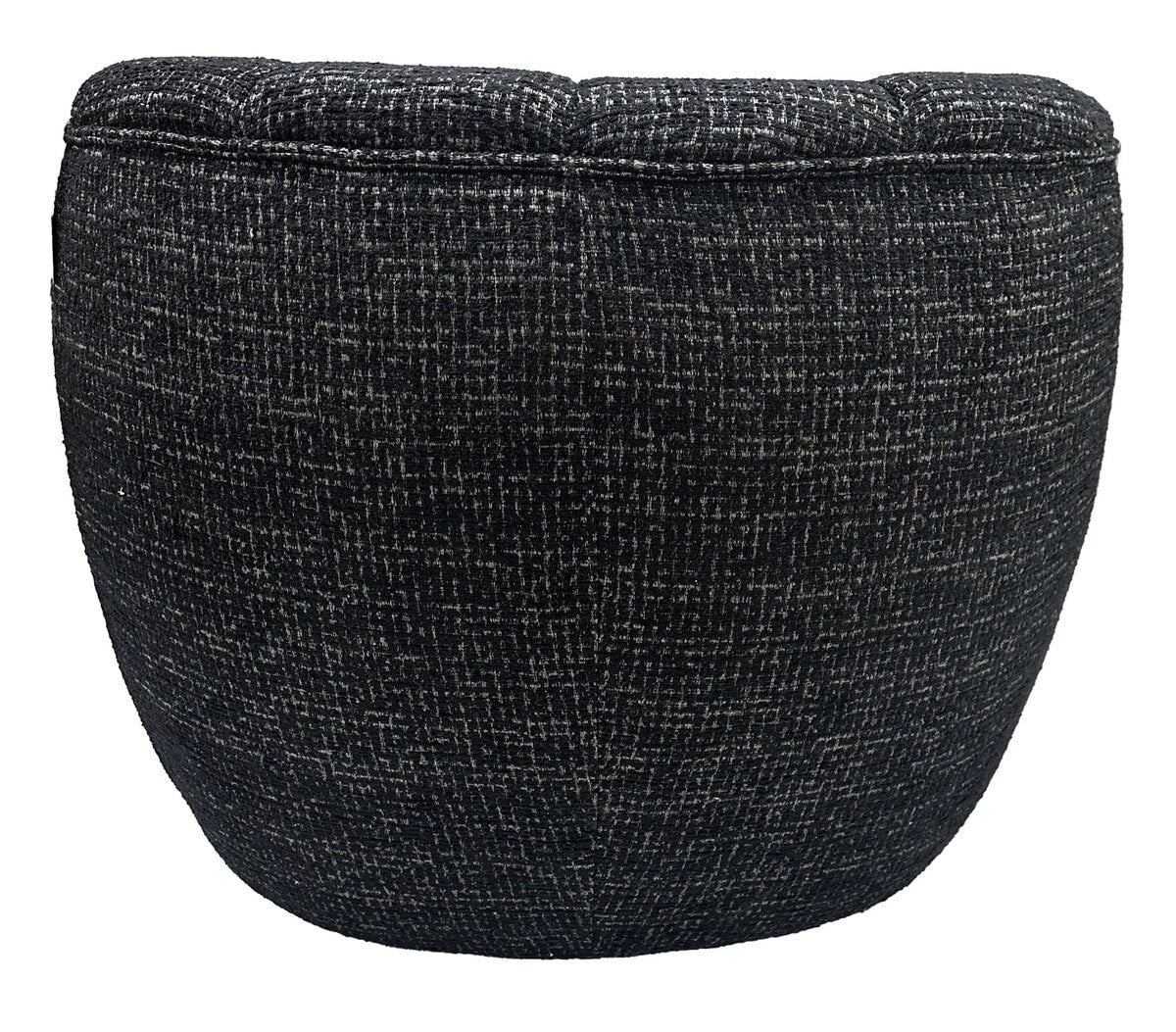 Milly Swivel Accent Chair - Black & Silver