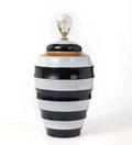 Monoluxe Lidded Ceramic Vase - Small