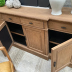 Montpellier 4 Door 4 Drawer Sideboard – Natural
