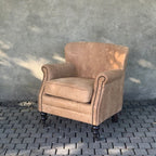 Mortimer Vintage Leather Armchair - Camel