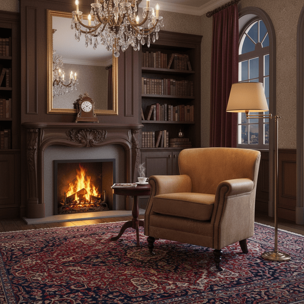 Mortimer Vintage Leather Armchair - Camel