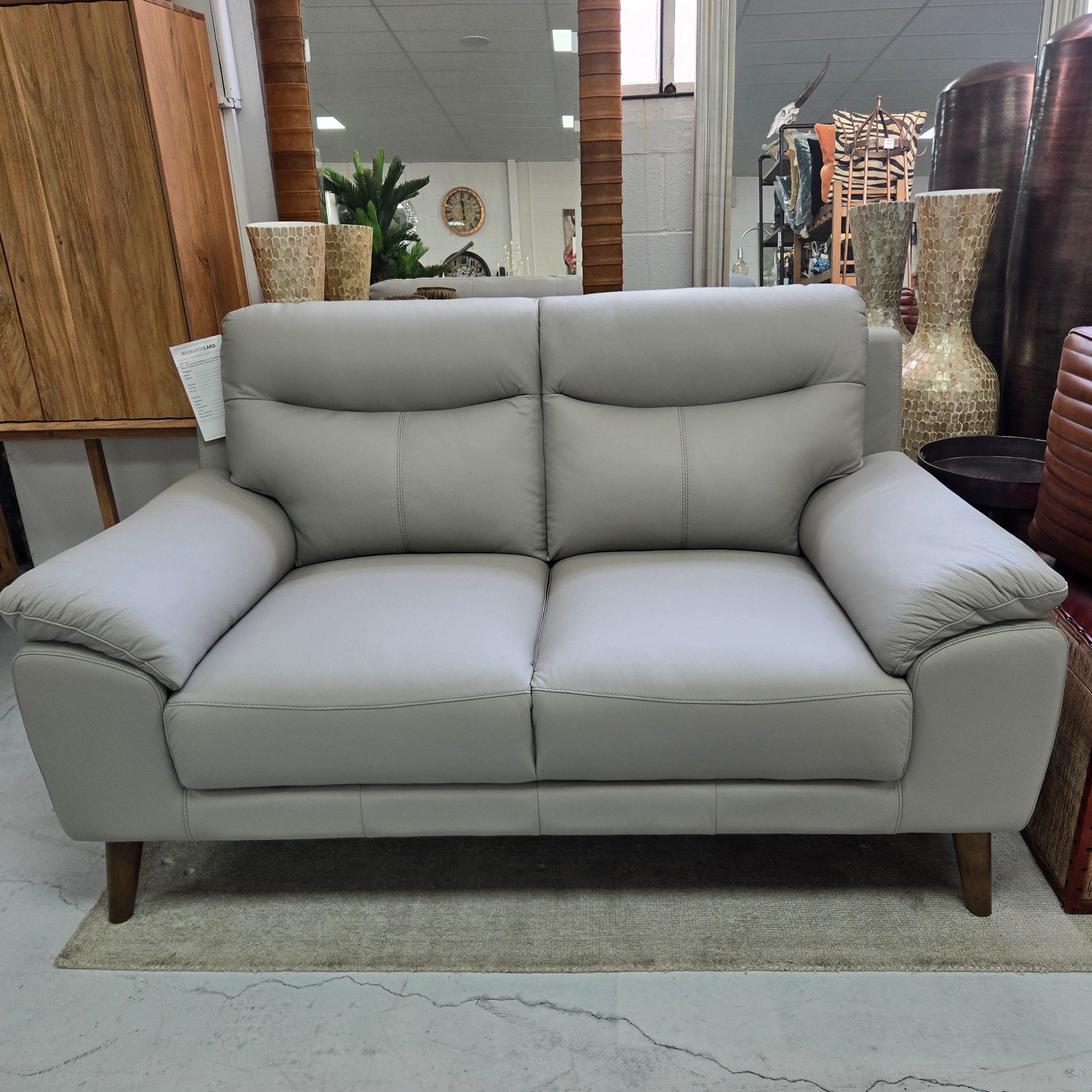 Nebraska 2 Seater Leather Sofa
