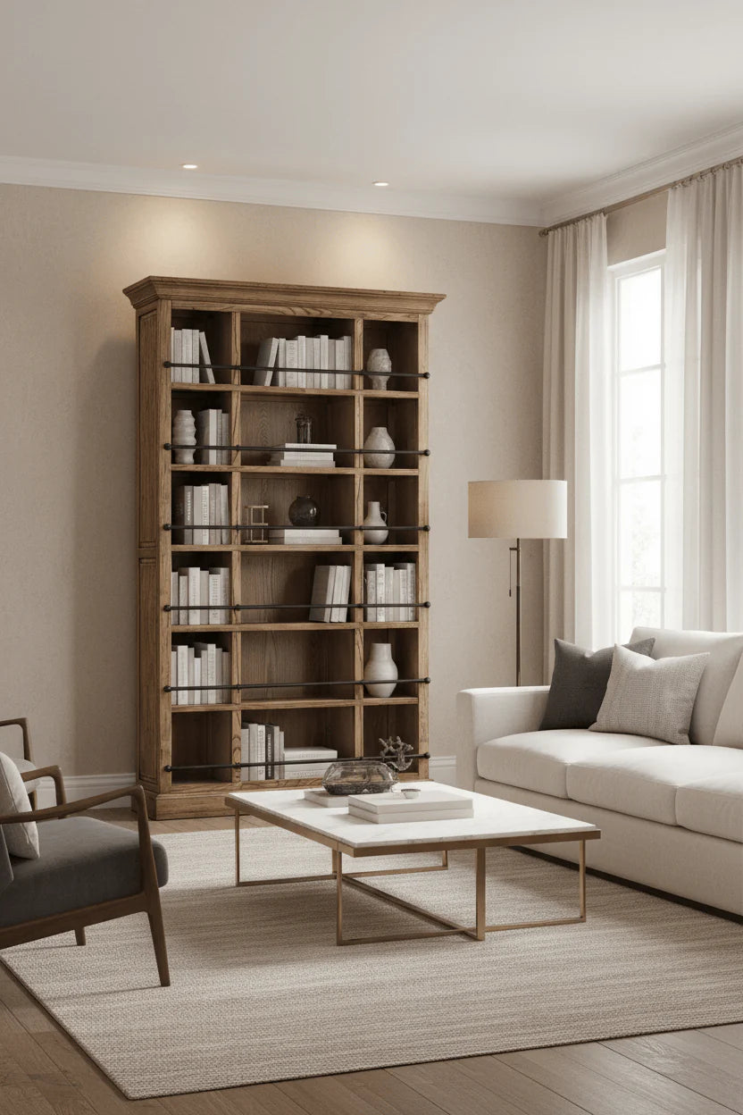 Nomad Bookcase - Reclaimed Elm