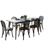 Nordic Herringbone Dining Suite - 6 Seater
