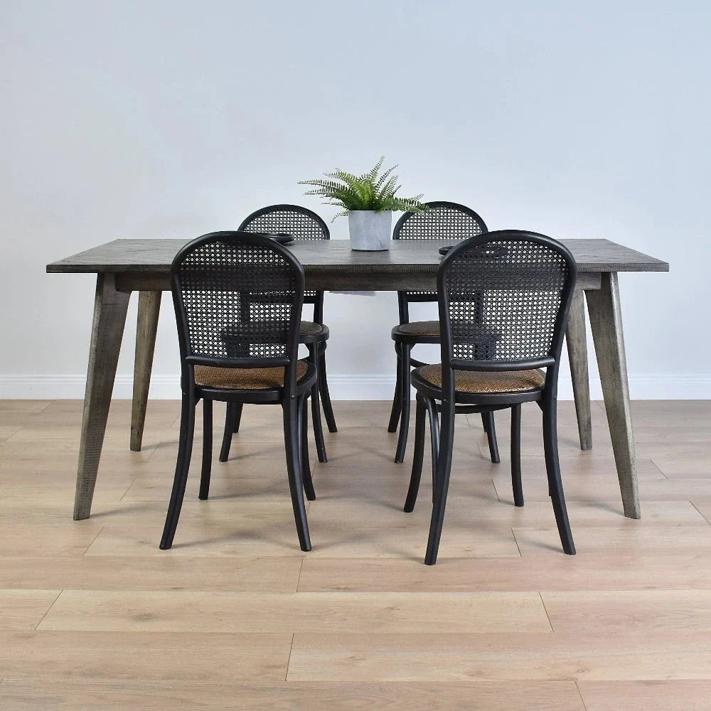 Nordic Herringbone Dining Suite - 6 Seater