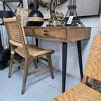 Old Elm 2 Drawer Writing Desk | Console Table