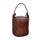 Old Leather Door Stopper - Russet