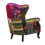 Paltrona Patchwork Wingback Armchair