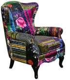 Paltrona Patchwork Wingback Armchair