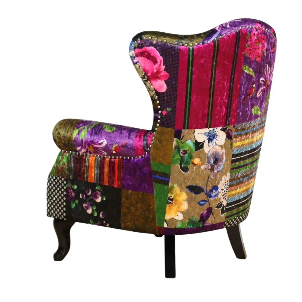 Paltrona Patchwork Wingback Armchair