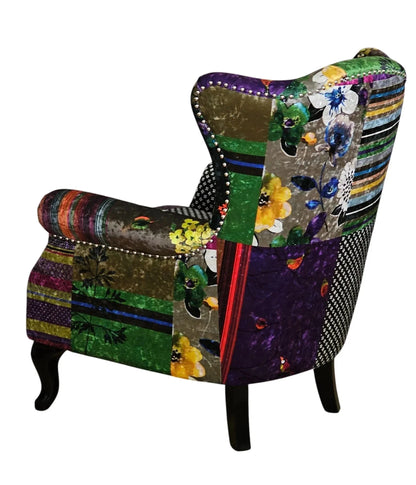 Paltrona Patchwork Wingback Armchair