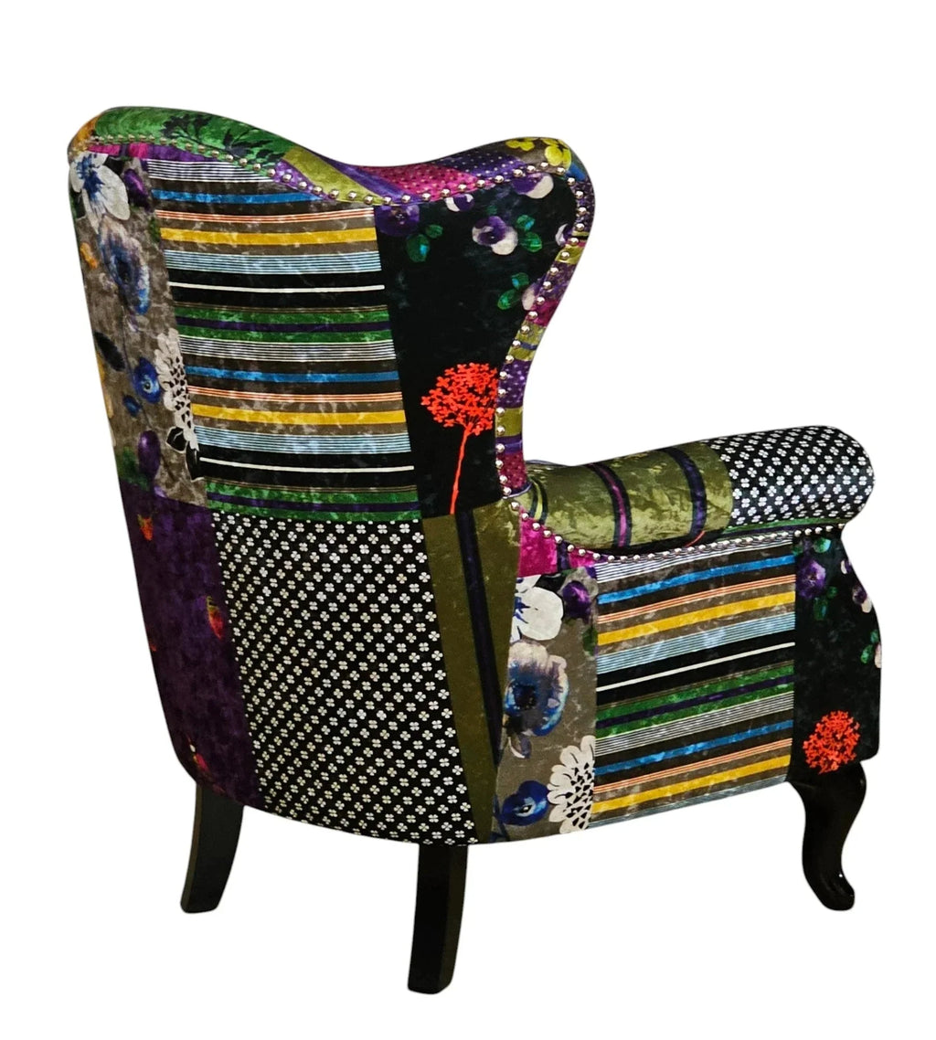 Paltrona Patchwork Wingback Armchair