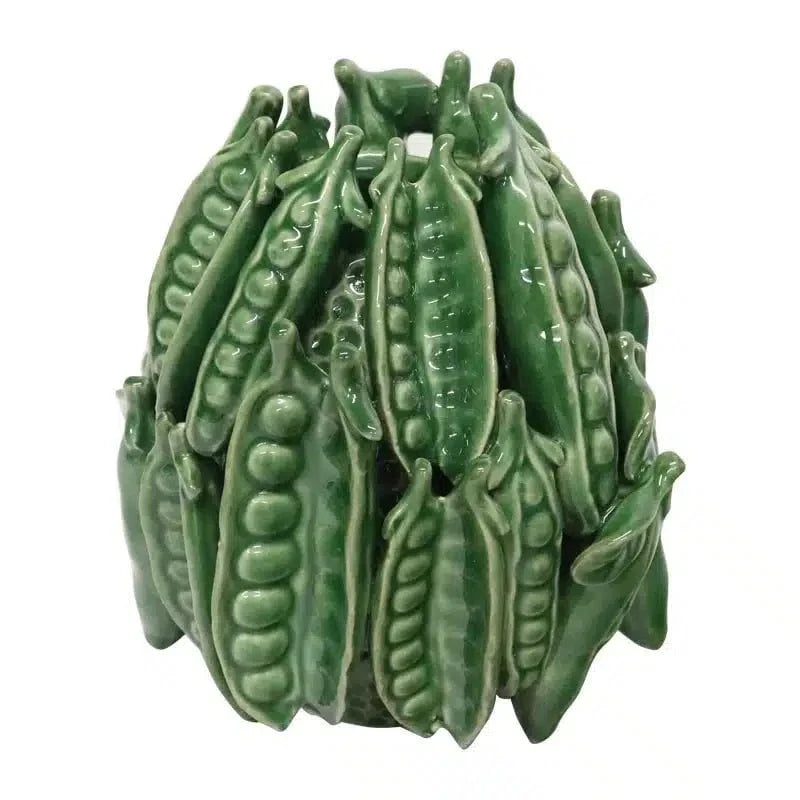 Pea Ceramic Vessel H:21cm Green