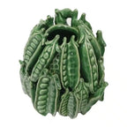 Pea Ceramic Vessel H:21cm Green