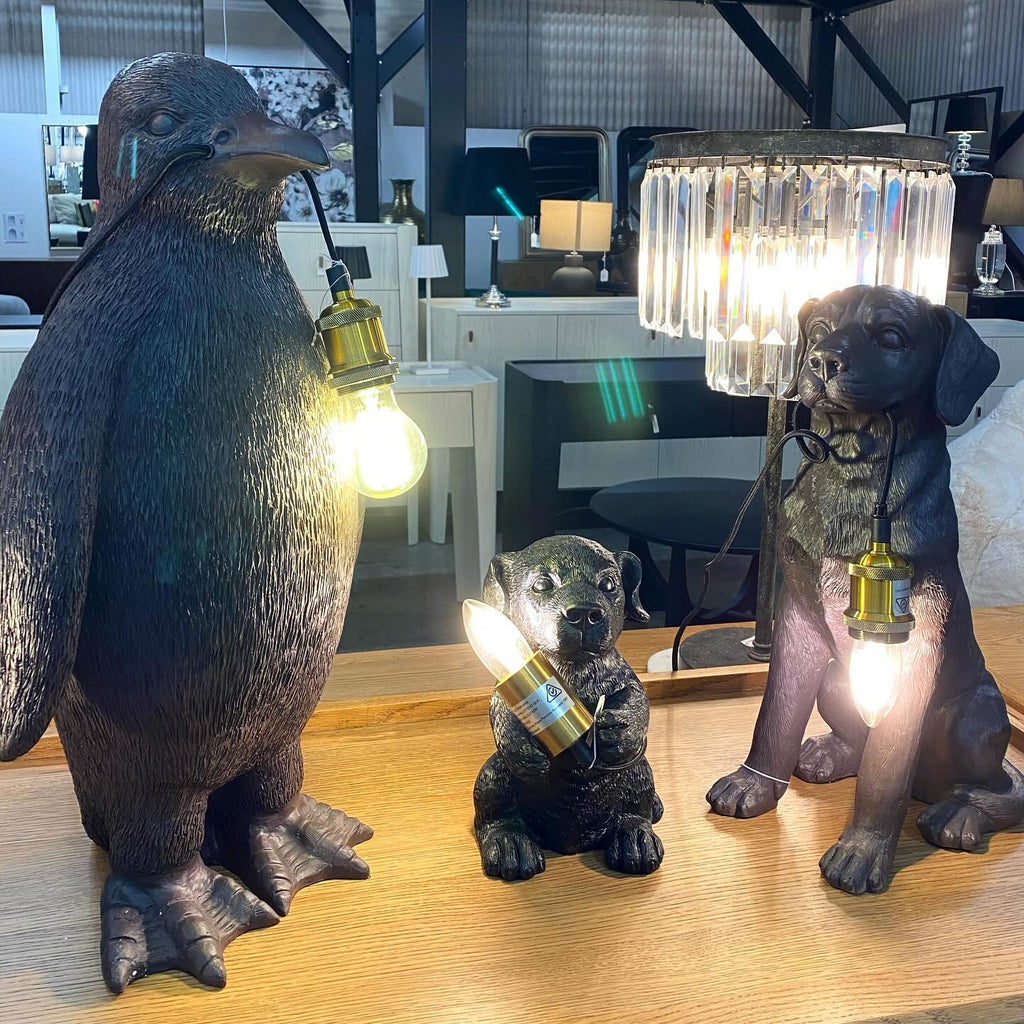 Penguin Table Lamp 58cm