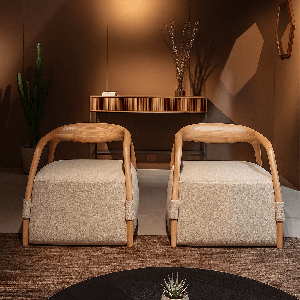 Perfetto Boucle Occasional Chair - Natural