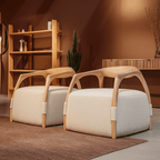 Perfetto Boucle Occasional Chair - Natural