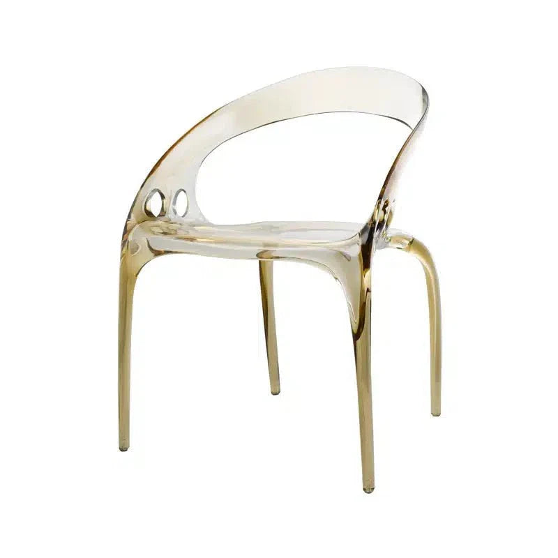 Pluto Transparent Chair - Amber