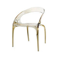 Pluto Transparent Chair - Amber