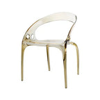 Pluto Transparent Chair - Amber