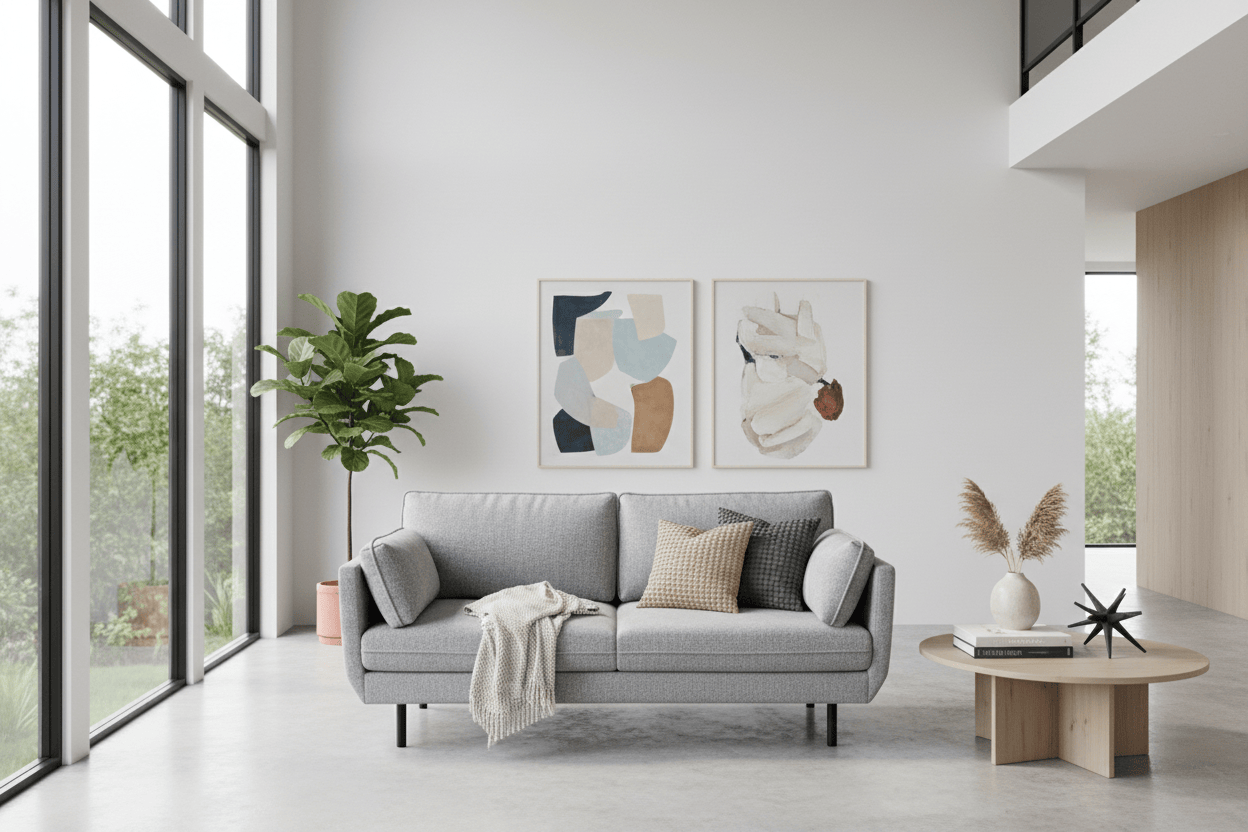 Polaris 2 Seater Sofa - Grey