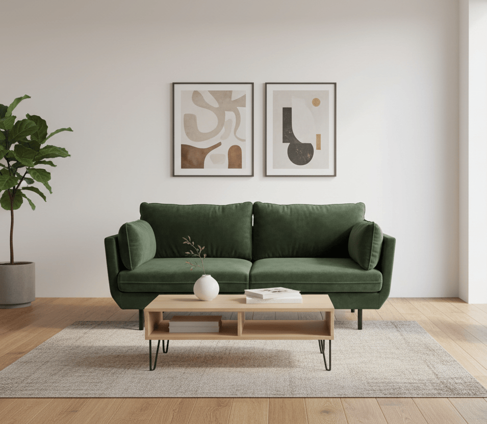 Polaris 2 Seater Sofa - Winter Moss
