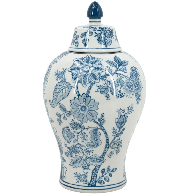Porcelain Blue and White Ginger Jar