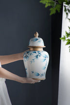 Porcelain Ginger Jar 35cm