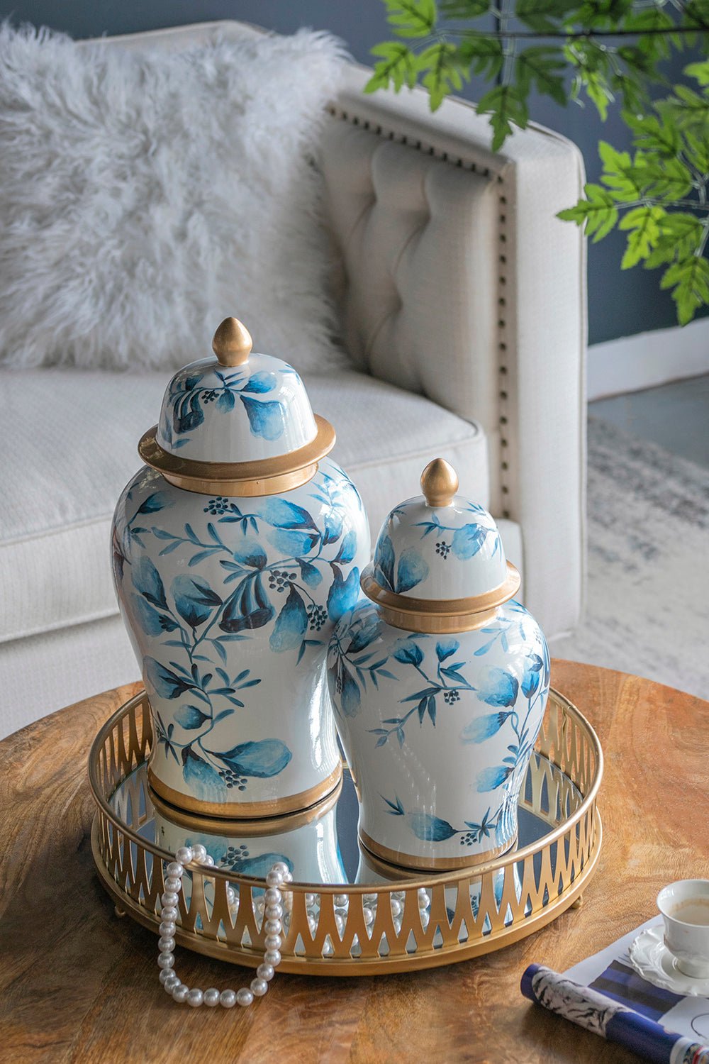 Porcelain Ginger Jar 45cm