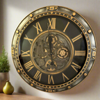 Porthole Gear wall Clock