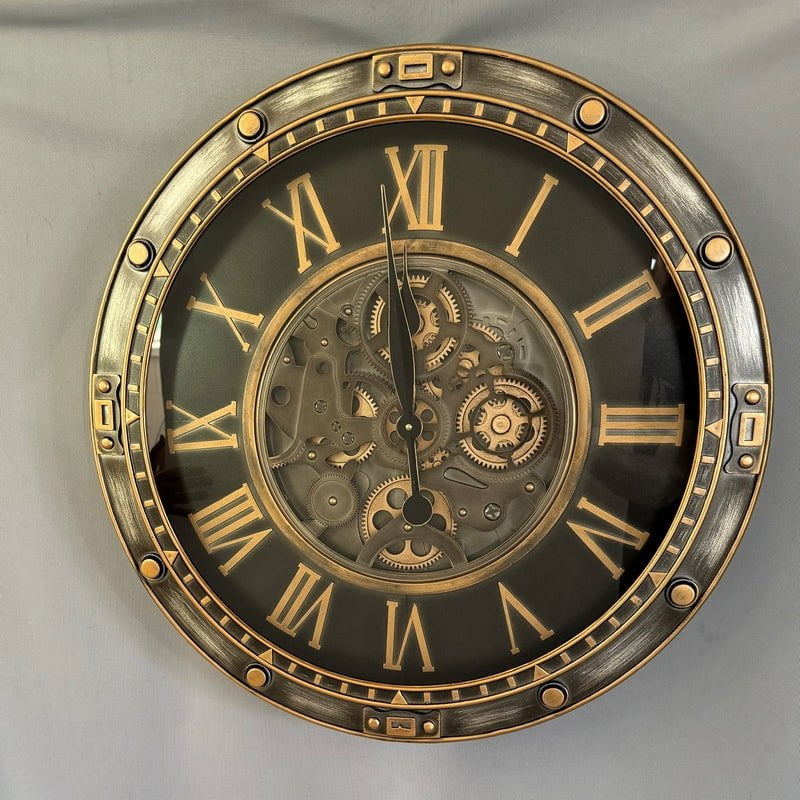 Porthole Gear wall Clock