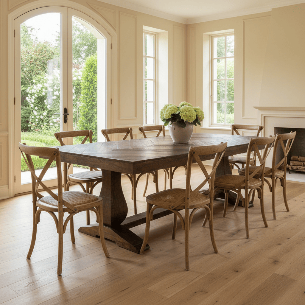 Prairie Parquet Dining Suite - 8 Seater
