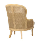 Randolph Wingback Rattan Occasional Chair