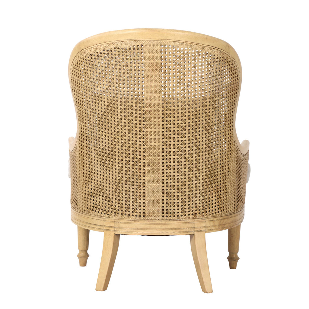 Randolph Wingback Rattan Occasional Chair
