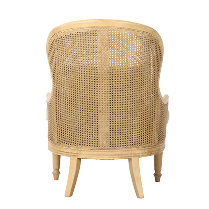 Randolph Wingback Rattan Occasional Chair
