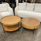 Reflect 2 Tier Coffee Table 80cm