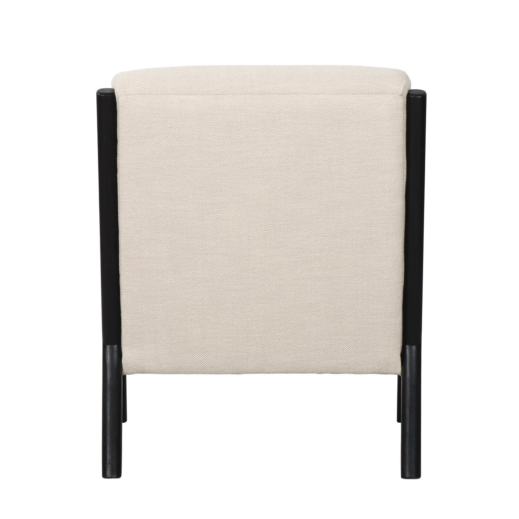 Renfrow Herringbone Armchair - Cream