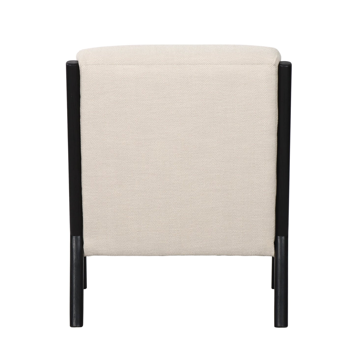 Renfrow Herringbone Armchair - Cream