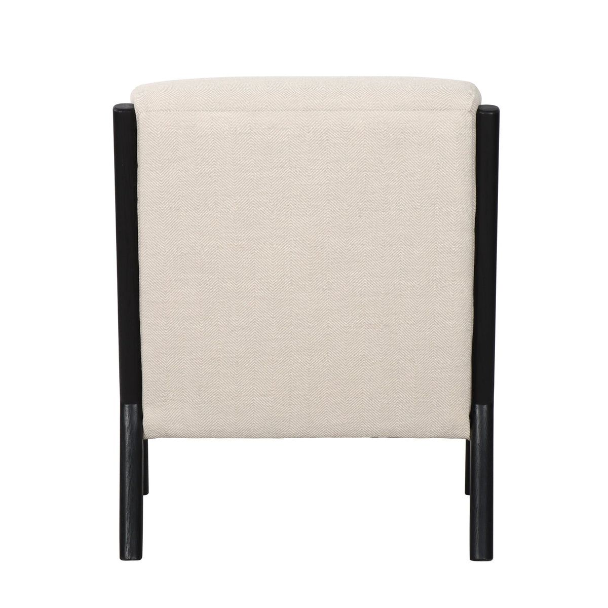 Renfrow Herringbone Armchair - Cream