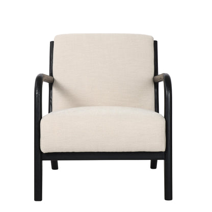 Renfrow Herringbone Armchair - Cream
