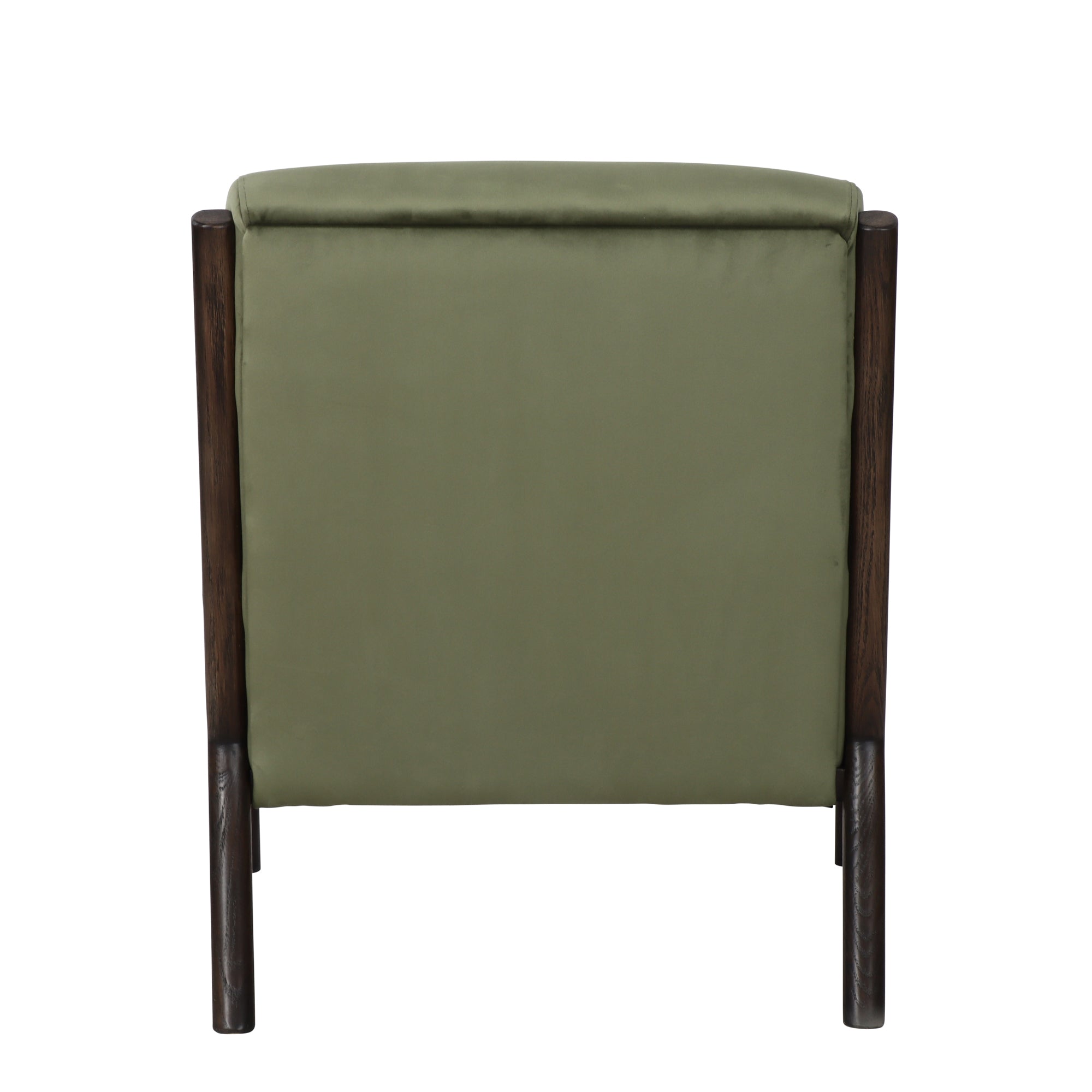Renfrow Velvet Armchair - Olive