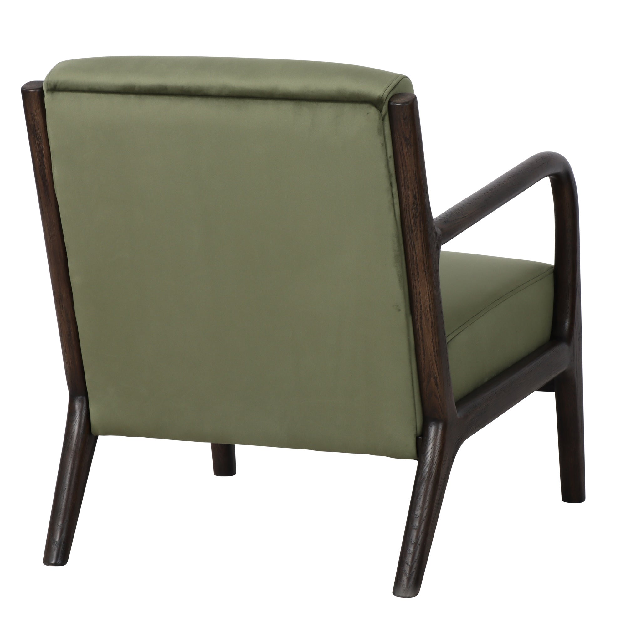 Renfrow Velvet Armchair - Olive