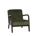 Renfrow Velvet Armchair - Olive