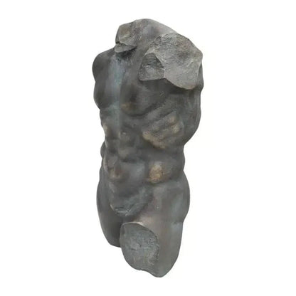 Greco Roman Nude Torso Sculpture - Black