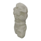 Greco Roman Nude Torso Sculpture - White