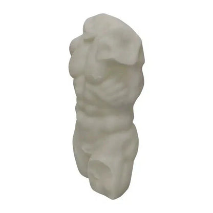 Greco Roman Nude Torso Sculpture - White