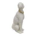 Resin Labrador Dog Statue - White